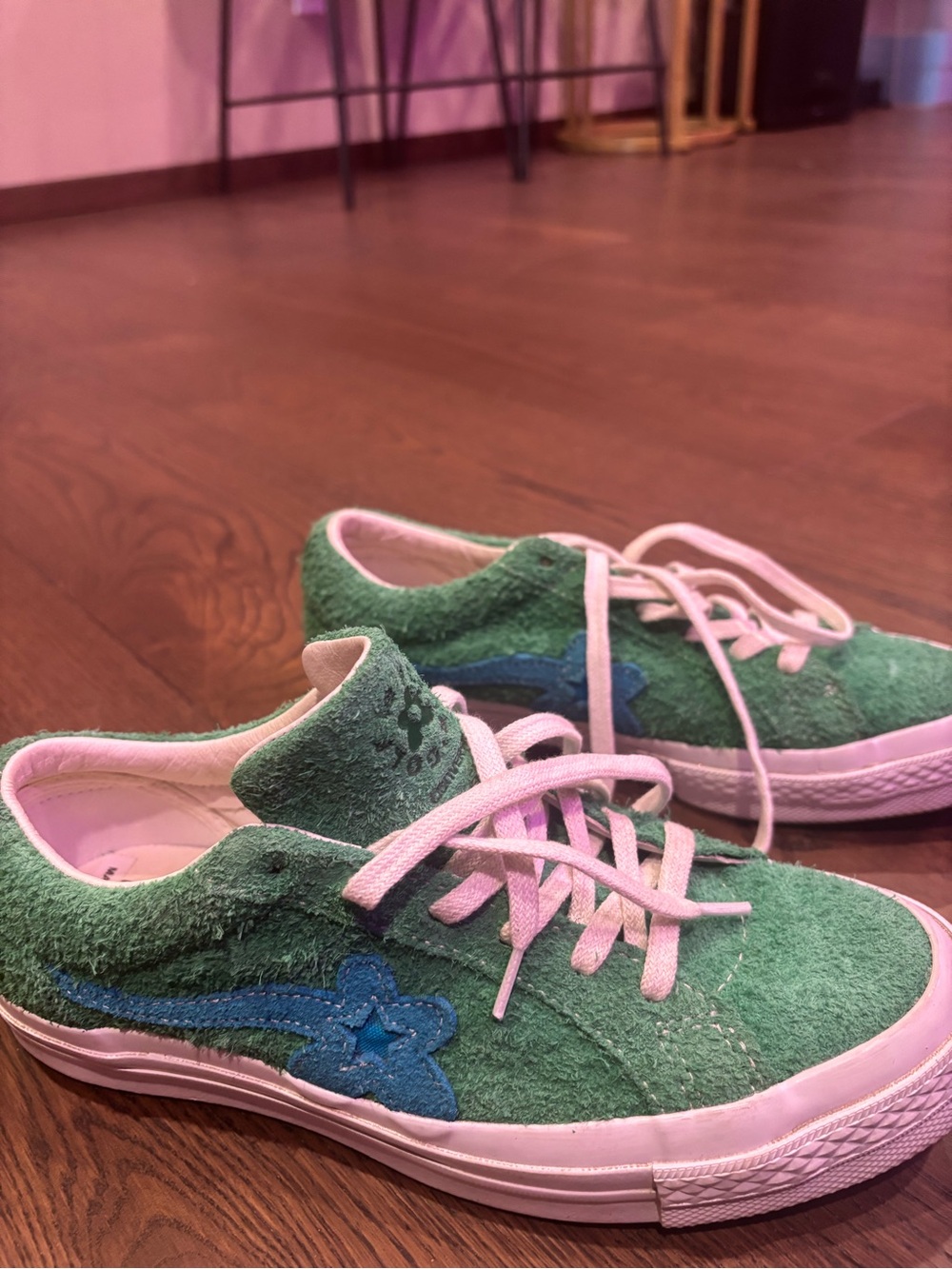 Golf Le Fleur x Converse One Star Ox in the “Jolly Green”